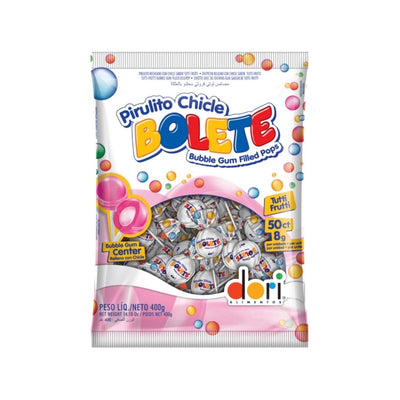 Bolete Tutti Frutti Gum Lollipop - 400g