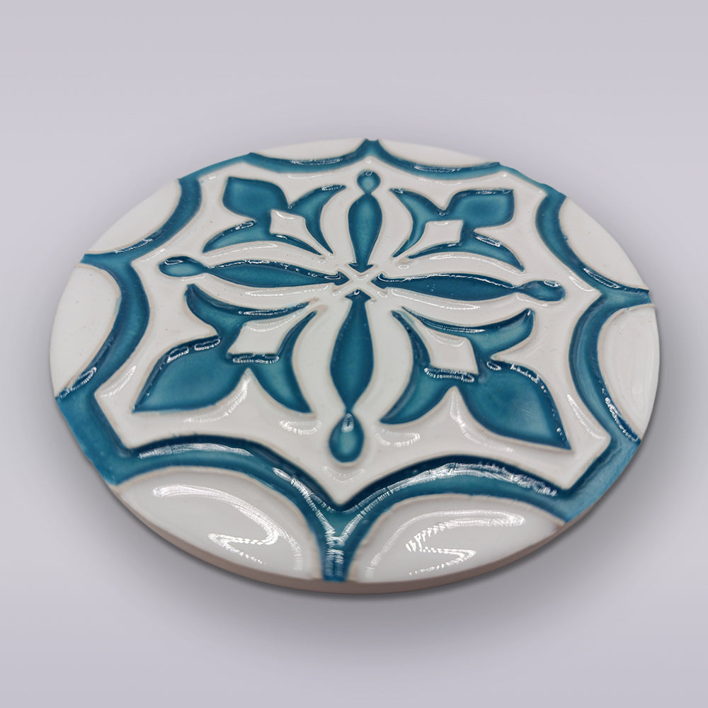 Portugiesische Flor-de-Lis-Fliese – Atlantic Edition 