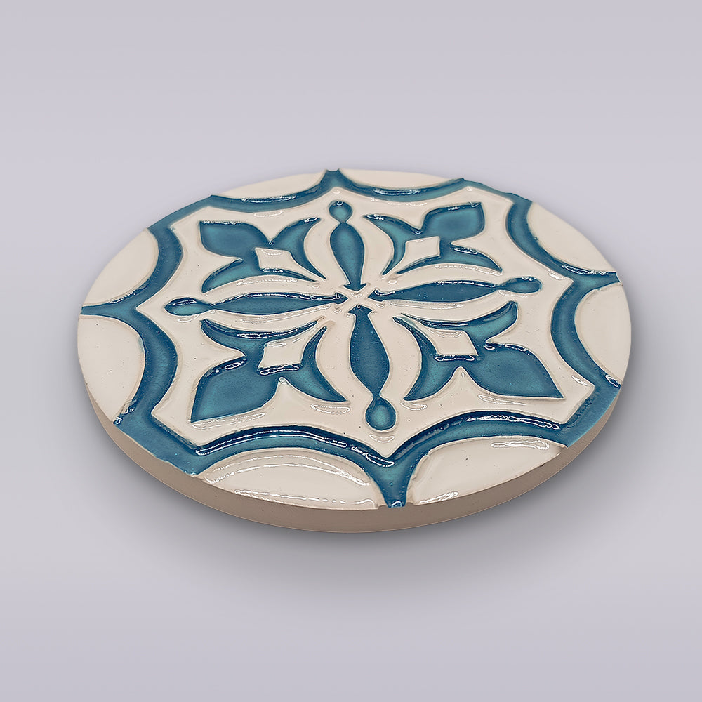 Portugiesische Flor-de-Lis-Fliese – Atlantic Edition 