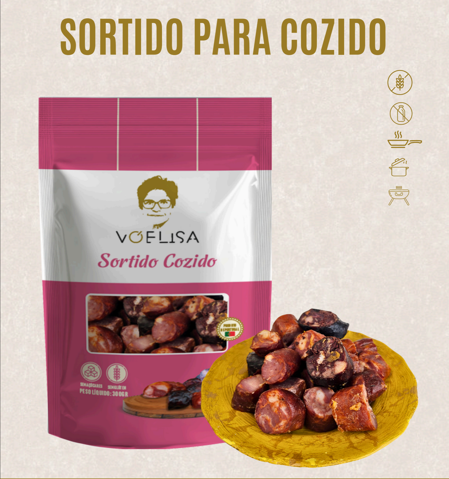 Assorted Sausages for Portuguese Stew – 300g