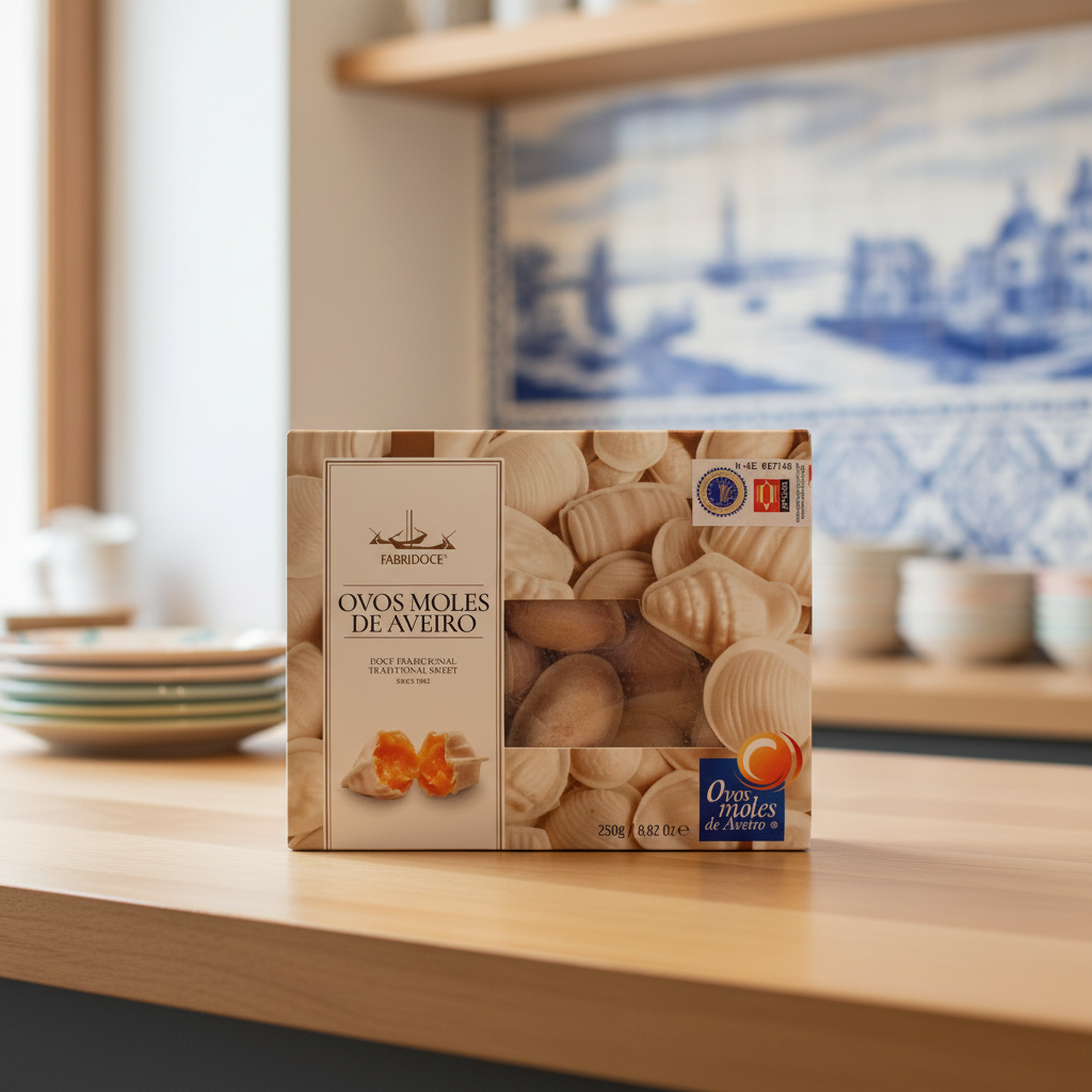 Traditionelle portugiesische Eigelb-Süßigkeiten „Ovos Moles de Aveiro“ IGP – 250g