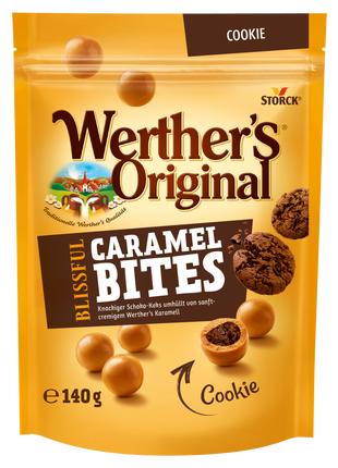 Werther's Original Blissful Caramel Bites Crunchy - 140g