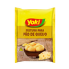 Packaging of Yoki Cheese Bread Mix showing the product name and an image of cheese breads, along with the brand logo.