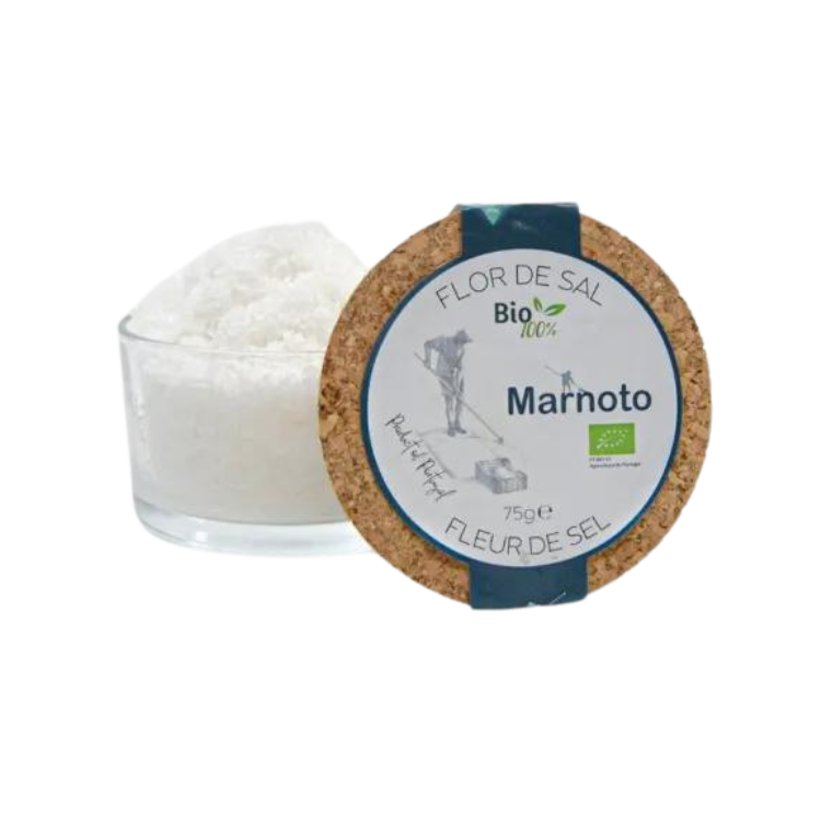 Flor de Salt im Glas handgeschöpftes Meersalz – 75 g