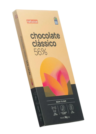 Klassische Schokolade 56 % Kakao – 80 g
