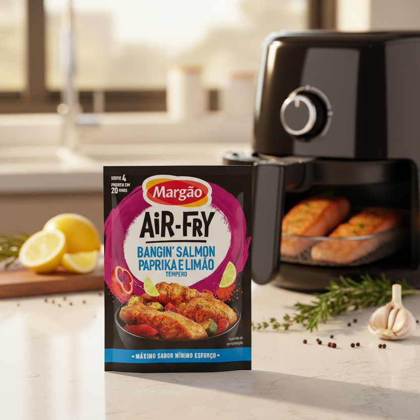 Airfryer Kracher-Lachs mit Paprika-Zitronen-Würzung - 30g