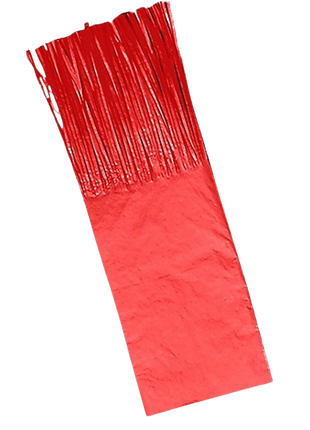 Papel Seda Franjas para Balas Vermelho 23x7,5cm - 48uni