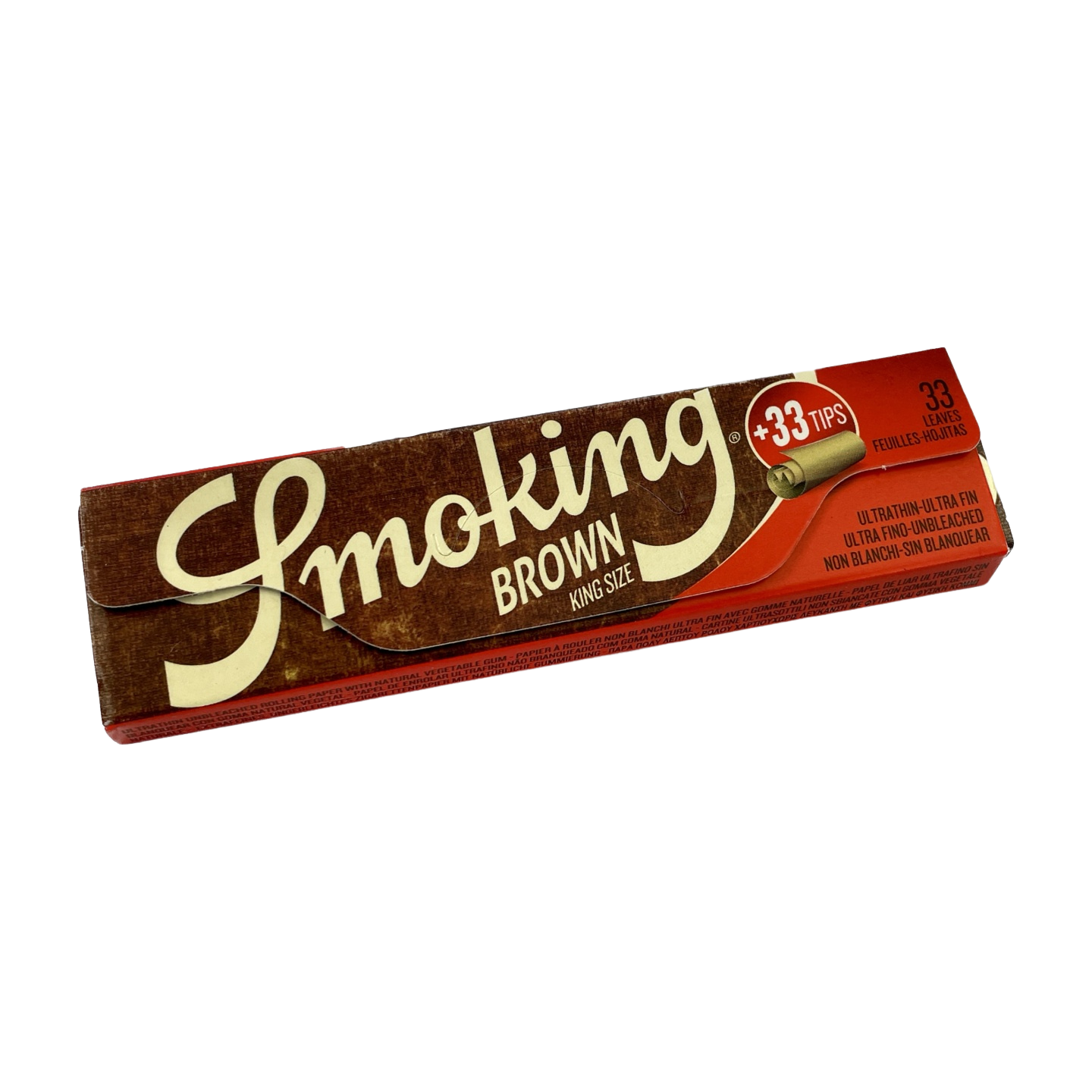 Smoking Papers King Size Brown + Tips