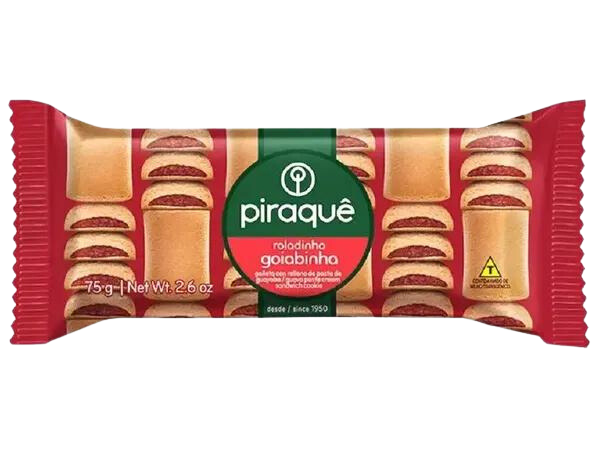 Mit Guave gefüllter gerollter Keks – 75 g