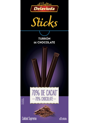 Sticks Chocolate Preto 70% - 120g