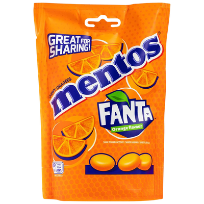 Mentos Fanta Orange Candies - 160g