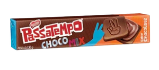 Passatempo Recheado Chocomix Chocolate - 130g