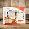 Packaged cod fish product labeled 'Boas Pescas' by CONSTANTINOS with an image of the fish and tomatoes on the front.