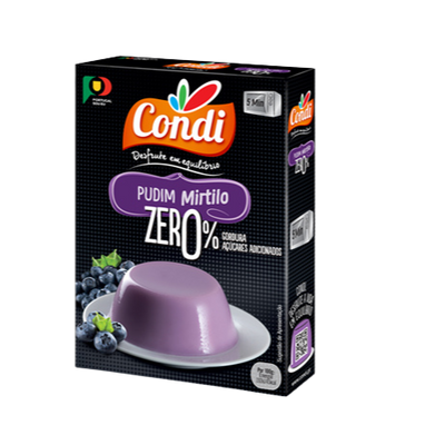 Pudim de Mirtilo Zero - 22g