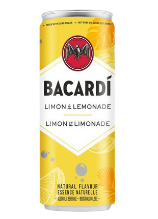 Bacardi Rum Limon & Lemonade - 250ml