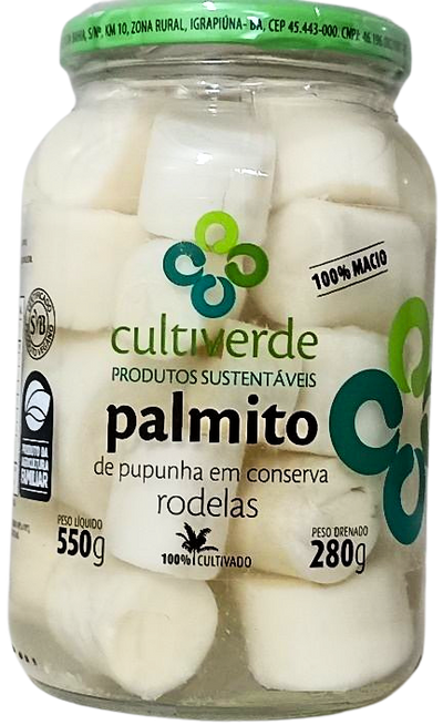Sliced hearts of palm - 280g