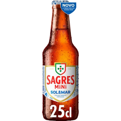 Cerveja Lager com Sal Marinho "Sol & Mar" – 250ml