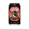 Can of Caracu beer with a black background
