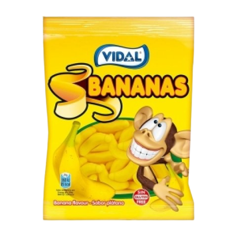 Gum Assorted Bananas - 90g