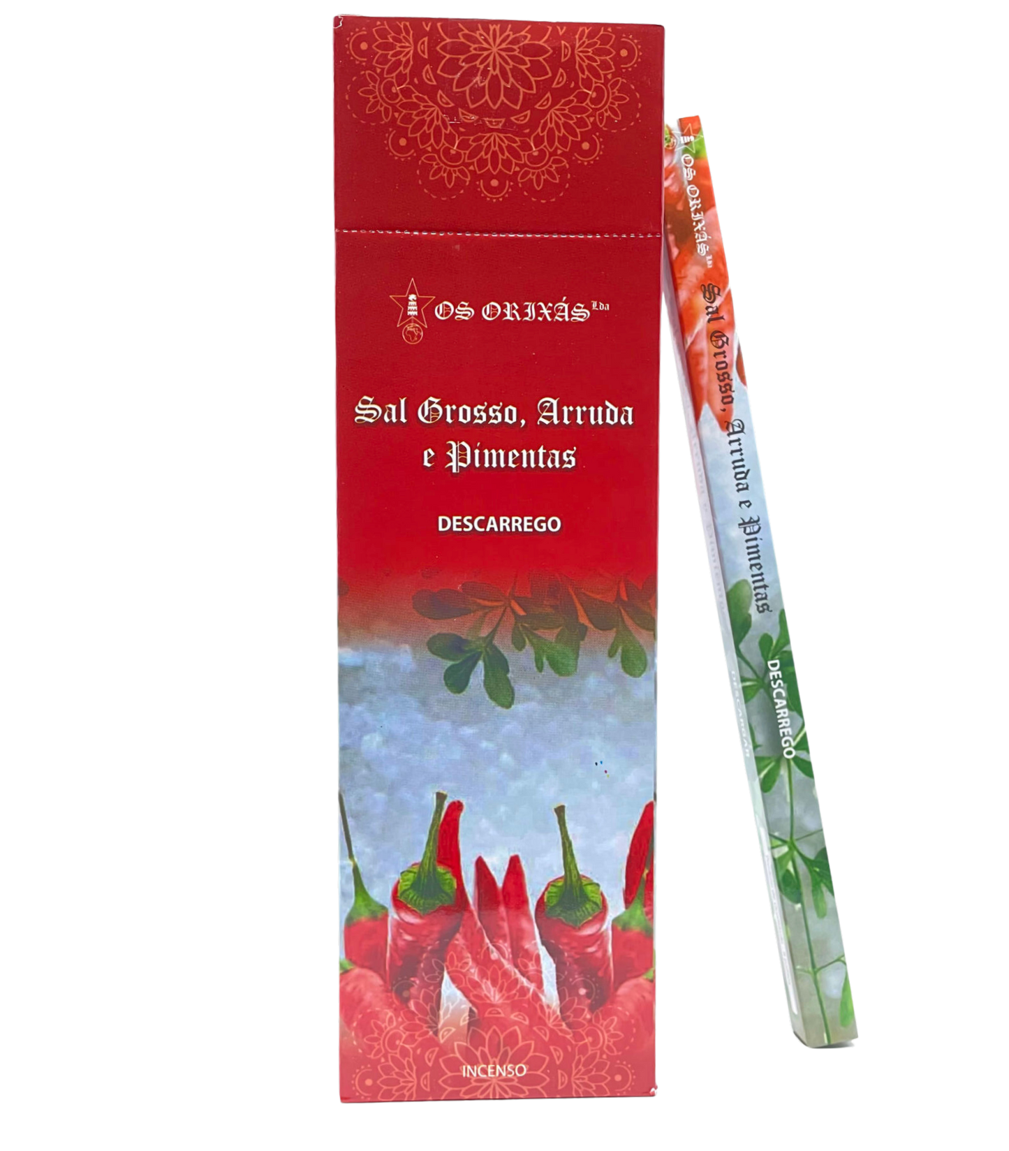 Incenso Sal Grosso, Arruda e Pimentas