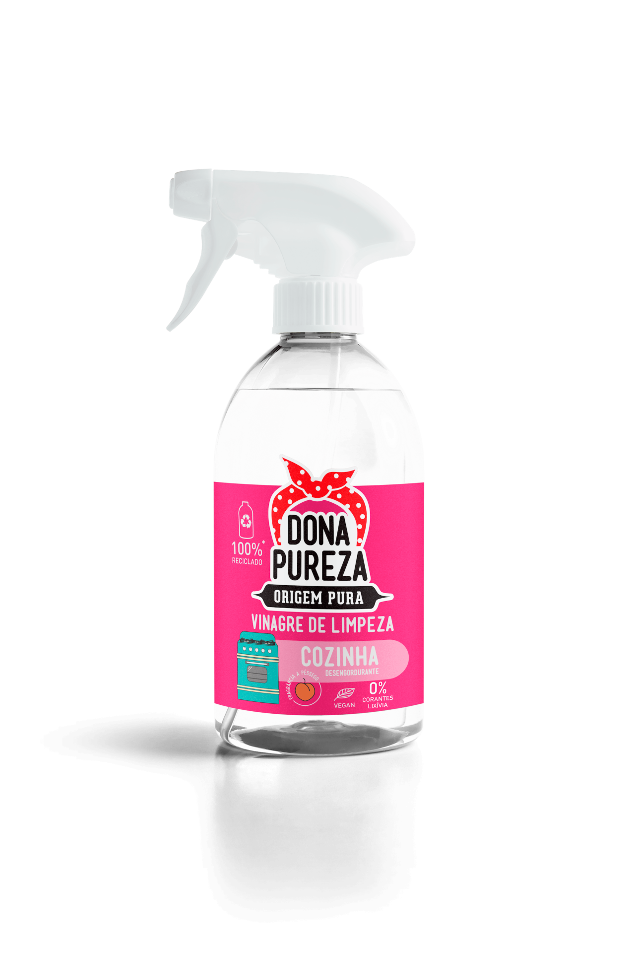 Pfirsich-Küchenspray-Reinigungsessig – 500 ml