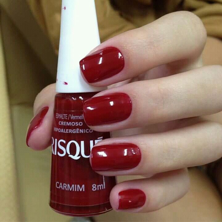 Carmine Red Risqué Nail Polish - 8ml