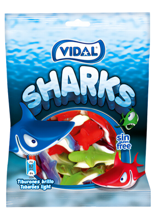Sharks Assorted Gummies - 90g