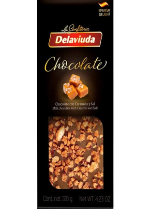 Tablete Chocolete Leite Caramelo Salgado - 120g