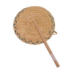 Straw Fans with Handle
