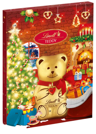 Teddy-Adventskalender – 172 g