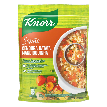 Sopão de Macarrão, Cenoura, Batata e Mandioca - 183g