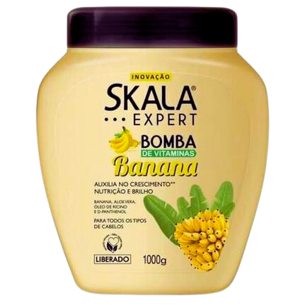 Creme de Tratamento Bomba de Vitaminas Banana - 1kg
