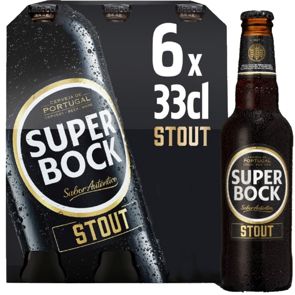 Super Bock Black Stout Beer - 330ml