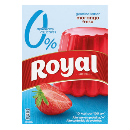 Gelatina Royal de Morango Zero - 31g