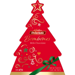 Christmas Tree Milk Chocolates - 160g