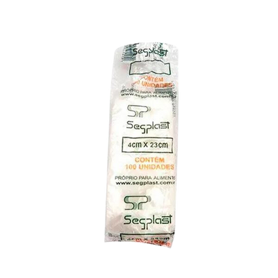 Transparenter Eisbeutel 4x23cm - 100 Einheiten