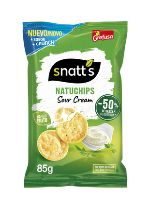 Snatt's Natuchips Sour Cream - 65g