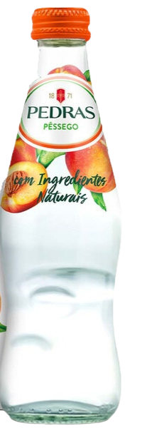 Pedras Salgadas Pêssego Água Mineral c/ Gás - 250ml