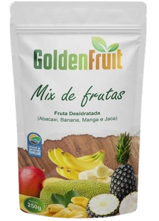 Golden Fruit Mix aus getrockneten Früchten – 250 g