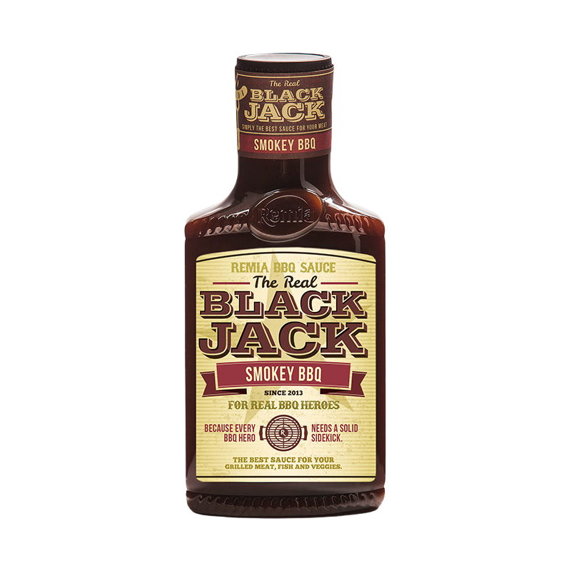 Molho de Churrasco Defumado Black Jack BBQ - 450ml
