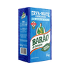 Blue packaging of Barão de Cotingueira with brand logo and text on a white background