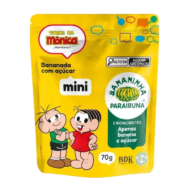 Bananinha Paraibuna Mini Turma da Mônica – 70g
