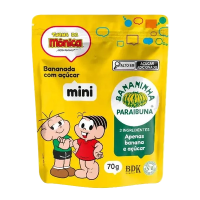 Bananinha Paraibuna Mini Turma da Mônica - 70g