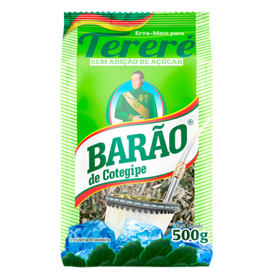 Packaged product of Barão de Cotegipe Tereré on a white background
