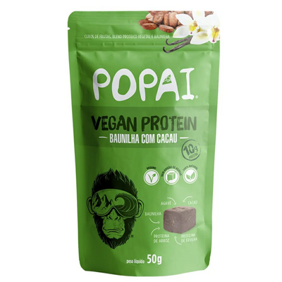 Vegane Proteinwürfel Vanille mit Kakao - 50g