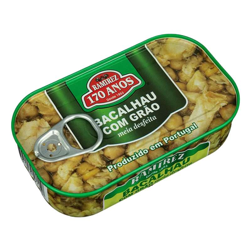 Bacalhau com Grão de Bico – 120g