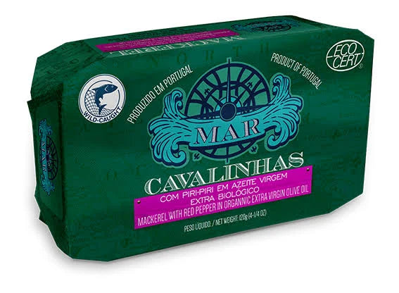 Horse Mackerel with Piri-Piri in Organic Olive Oil - 120g