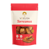 VOELISA Torresmos packaging with red and beige design on a white background