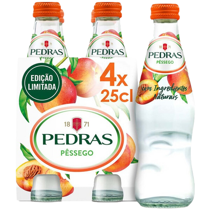 Pedras Salgadas Pêssego Água Mineral c/ Gás - 250ml