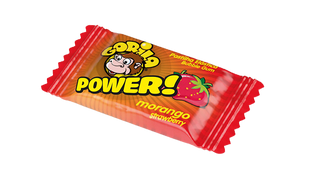 Gorilla-Erdbeer-Power-Lutschtablette